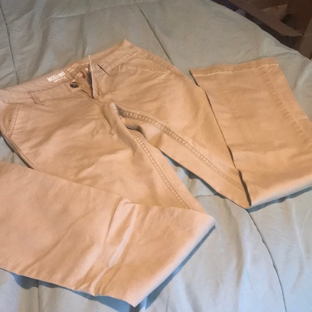 Mission Supply Co Slim Bootcut Khaki Pants